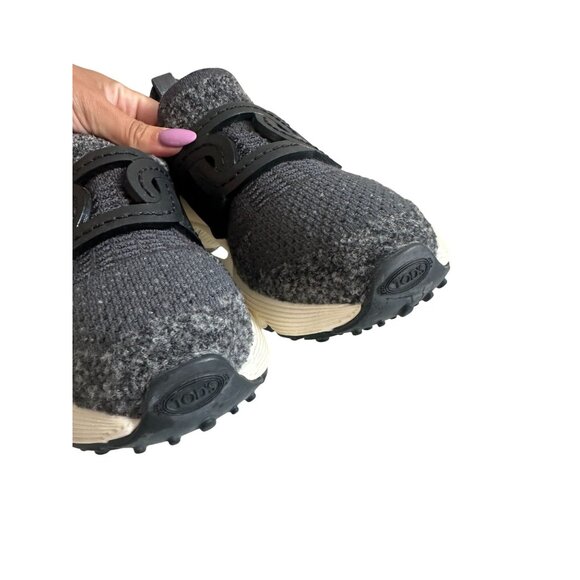 TODS Womens Kate Gray Wool Blend Sneakers Size 36.5 - Picture 10 of 11